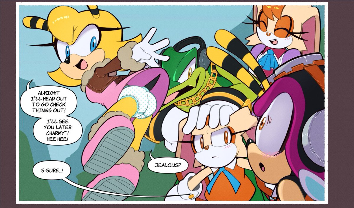Rule 34 – anthro blush charmy bee cream the rabbit euf-dreamer fully clothed jealous jealousy panties print panties print underwear saffron bee sonic (series) sonic the hedgehog (archie) underwear upskirt vanilla the rabbit vector the crocodile | 6174023