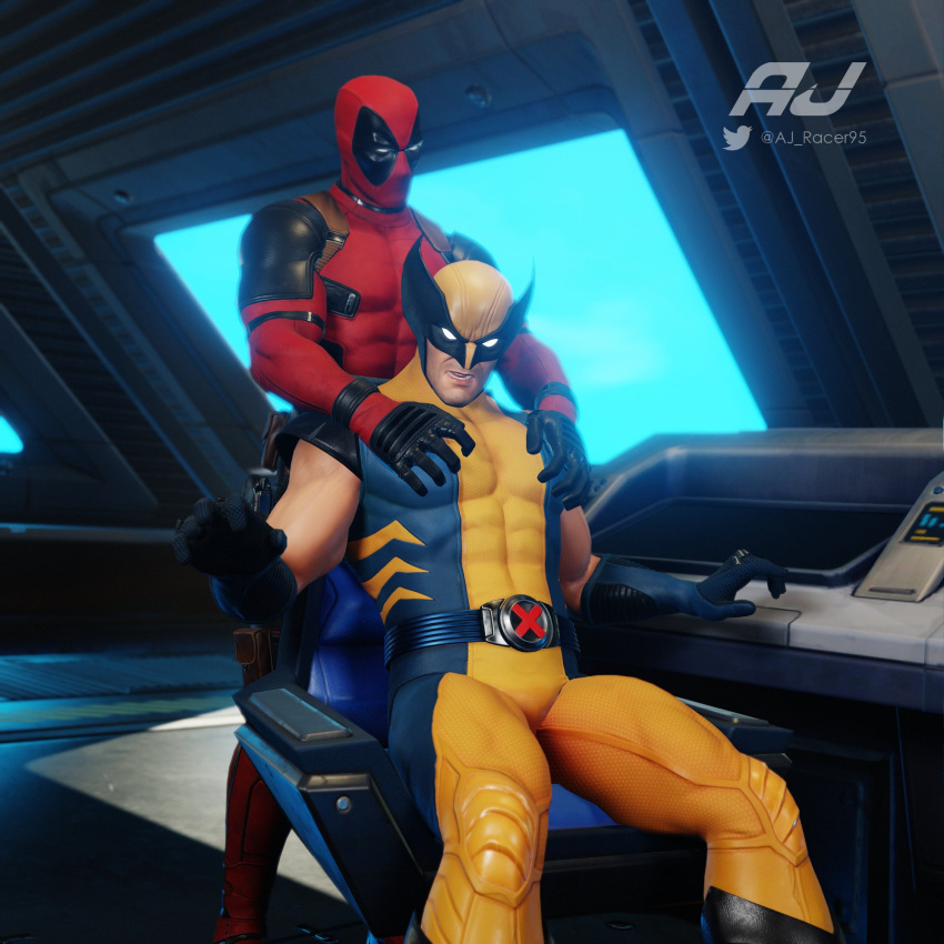 Rule 34 – 2boys aj racer95 deadpool fortnite gay male/male male only marvel muscular muscular male muscular thighs wolverine (x-men) | 7394980