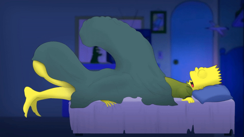 Rule 34 – goblinblin bart simpson blowjob looping animation marge simpson under sheets | 7500572