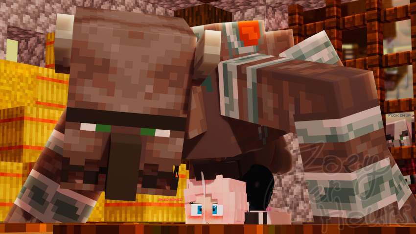 Rule 34 – alternate version at source alternate version available blue eyes blush blush equine penis female horsecock imminent sex larger male light-skinned female light skin male male/female mine-imator minecraft pink hair ravager (minecraft) smaller female zoey (zoeyistoosmall) zoey is too small | 7466218