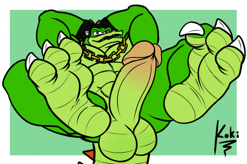 Rule 34 – 1boy feet koki 1 male male only non-human penis solo sonic (series) vector the crocodile | 7403800