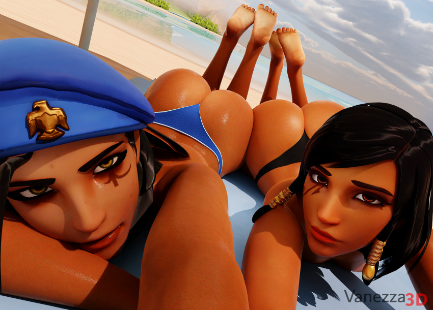 Rule 34 – 2girls ana amari ass ass focus ass up beach feet feet up overwatch overwatch 2 pharah selfie swimwear vanezza wet body | 7395879