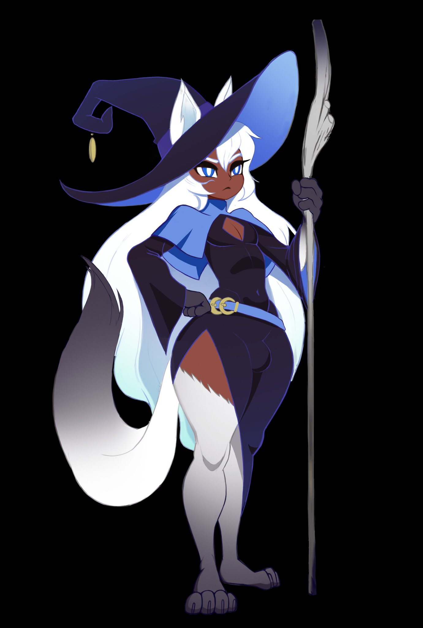 Rule 34 – 1boy animal ears berwyn (coc2) black background bulge canid humanoid cg art cleavage cutout corruption of champions corruption of champions ii dclzexon femboy girls long hair male male only solo staff tagme thick thighs white hair wide hips wizard hat wizard robe | 7189321