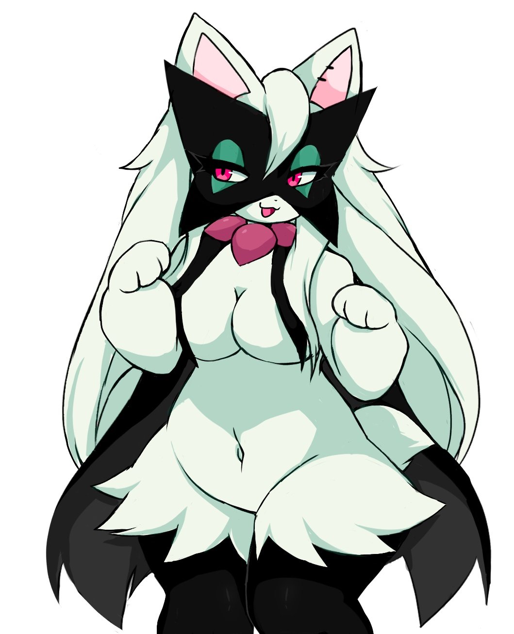 Rule 34 – 2023 anthro breasts cat ears feline game freak generation 9 pokemon green fur green hair long hair mask meowscarada navel nintendo paws pokémon (species) pokemon pokemon sv red eyes thick thighs z zmag8 | 7516424