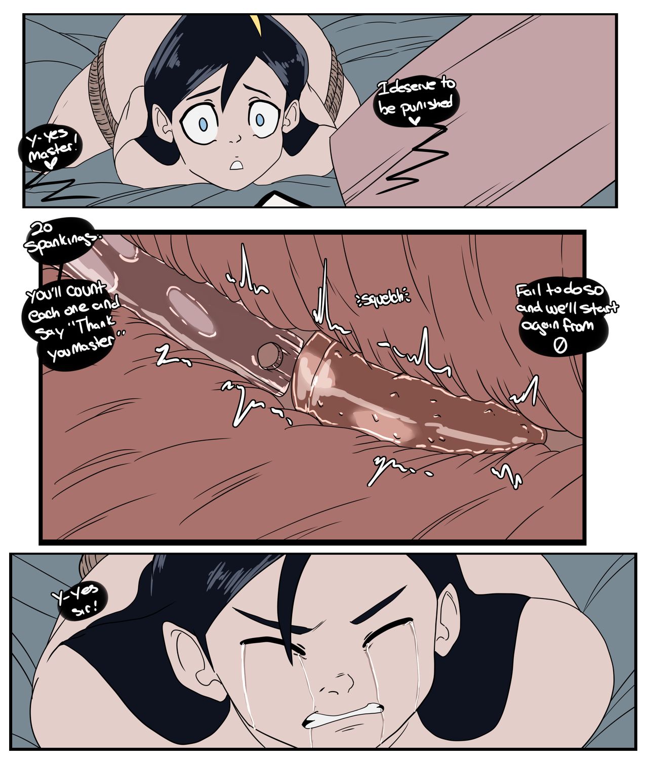 Rule 34 – 1girls abducted anal arms behind back arms tied arms tied behind back black hair blue eyes bondage bound bound arms bound legs captured clenched teeth closed eyes comic comic page comic panel completely nude completely nude female crying dialogue dildo dildo in ass female forced hairband inside view inuyuru kidnapped kneeling leaking legs apart legs held open legs spread long hair lying lying on stomach naked nude nude female pixar restrained rope rope bondage sex toy spread legs spreading tears text the incredibles violet parr x-ray | 7485066