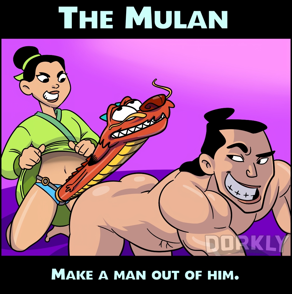 Rule 34 – all fours ass big dildo black hair dildo dildo with face disney disney princess dorkly dragon eastern dragon english text fa mulan female funny glistening glistening body glistening butt grin huge dildo human humor imminent anal imminent pegging imminent sex kneeling li shang long dildo male male/female male focus mulan mushu purple background sex toy sex toy transformation simple background smile strap-on strap-on with face teeth text transformation | 5015652