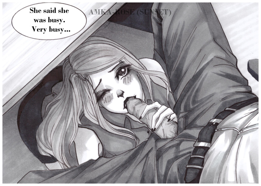 Rule 34 – alastor (hazbin hotel) angel blowjob under table blush charlie morningstar (hazbin hotel) deer fellatio hazbin hotel hiding sex looking pleasured sucking penis under desk | 6886498