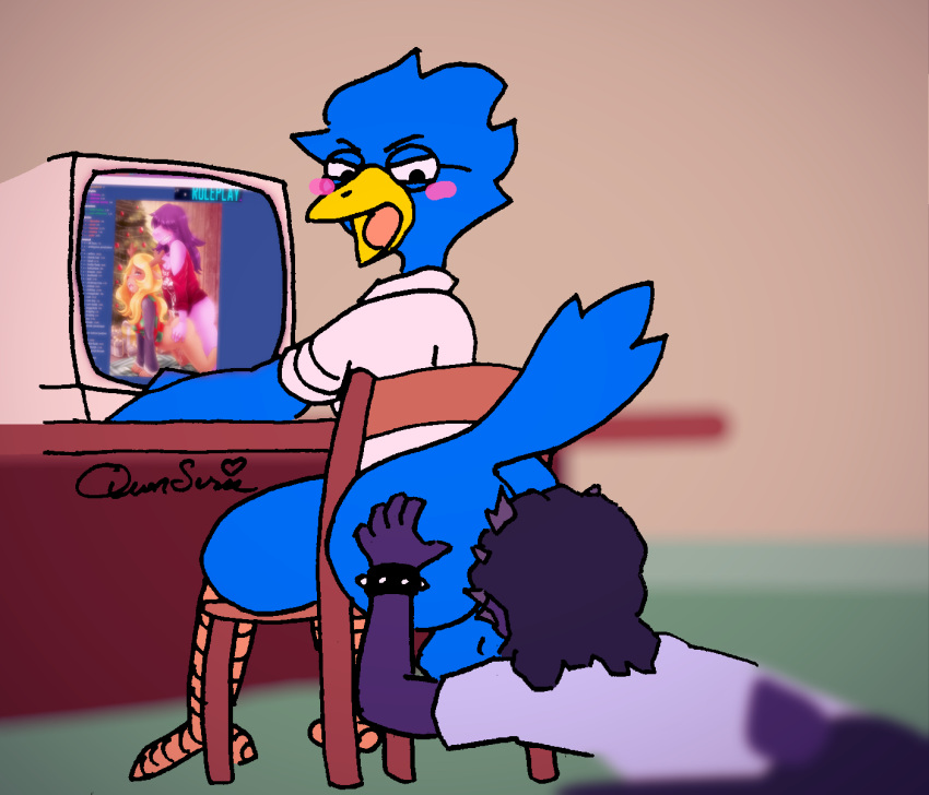 Rule 34 – advertisement anal animal genitalia anthro ass avian balls beak berdly big butt bird bird legs black hair blonde hair blue body blue feathers blue tail blurred background blush bottomless cervid chair christmas christmas clothing christmas tree clothed clothing deltarune desk dinosaur door dragon duo e621 eyewear feathered tail feathers forest furniture genitals glasses hair hi res holidays lexington ulfric izunia looking at viewer male male/male mammal noelle holiday oral plant purple body purple hair purple scales purple tail queen susie reptile rimming scales scalie screen sex sheath shirt shirt only short tail star susie (deltarune) table topwear topwear only tree undertale (series) video games website white clothing white shirt white topwear wrist accessory wyvern yellow beak | 5883538