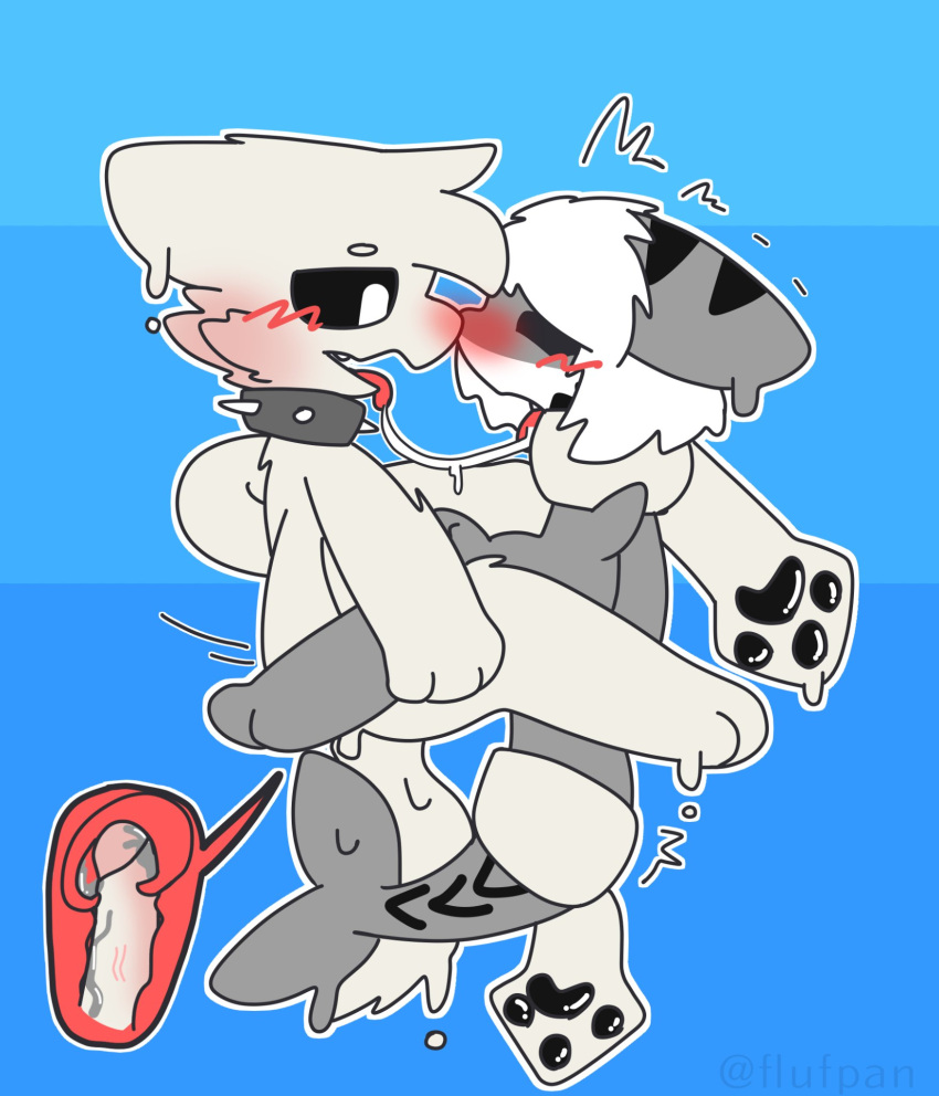 Rule 34 - 2boys After Kiss Anal Animal Ears Blush Changed (video Game)  Collar Fur Furry Gay Goo Creature Pleasure Face Pleasured Shark Squid Dog  (changed) Tagme Tail Tentacle Tiger Shark Tiger