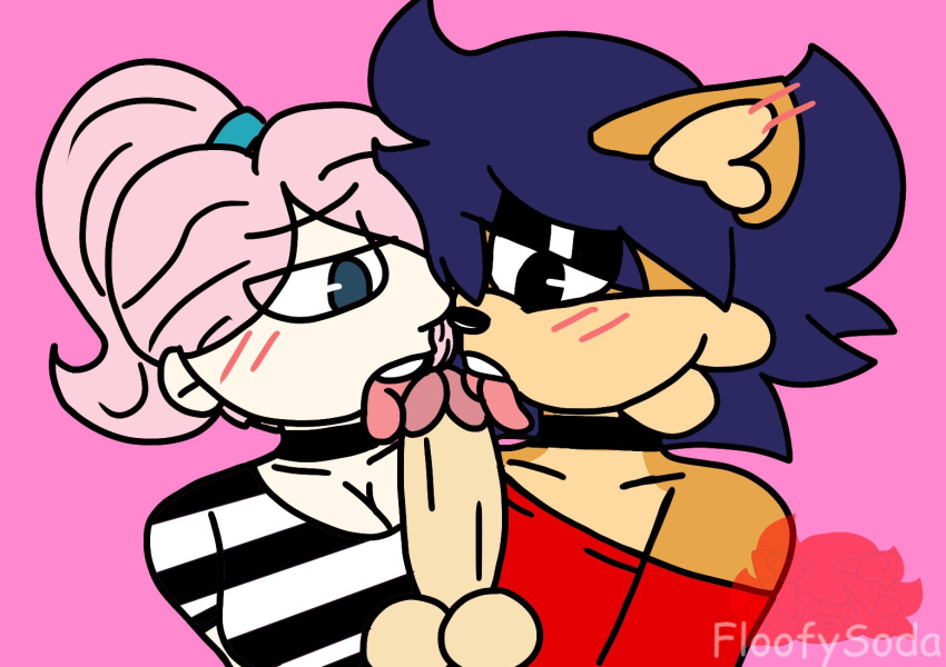 Rule 34 – 1boy1girl blowjob blowjob face blowjob only double blowjob floofysoda gay oc soda (floofysoda) zoey (zoeyistoosmall) zoey is too small | 7311296