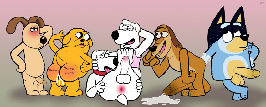 Rule 34 - Aardman Animations Adventure Time Anal Anal Fisting Anthro Anus  Ass Balls Bandit Heeler Bluey (series) Bodily Fluids Body Writing Brian  Griffin Canid Canine Canis Cartoon Network Cum Domestic Dog