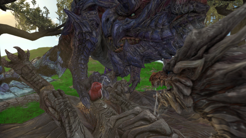 Rule 34 – 3d (artwork) animal genitalia blue sclera bodily fluids brute wyvern capcom claws cum cum in mouth cum inside cum on face cumshot digital media (artwork) dragon duo ejaculation elder dragon erection feet feral foot fetish foot play footjob forest forest background genital fluids genitals glavenus grass horn kushala daora laid back male male/male membrane (anatomy) membranous wings monster monster hunter nature nature background nude orgasm pawpads penis plant pupils purple penis red penis scales scalie sex sharp tail sharp teeth slit pupils source filmmaker tail teeth toe claws toes tongue tree weekyle western dragon wings | 7599251