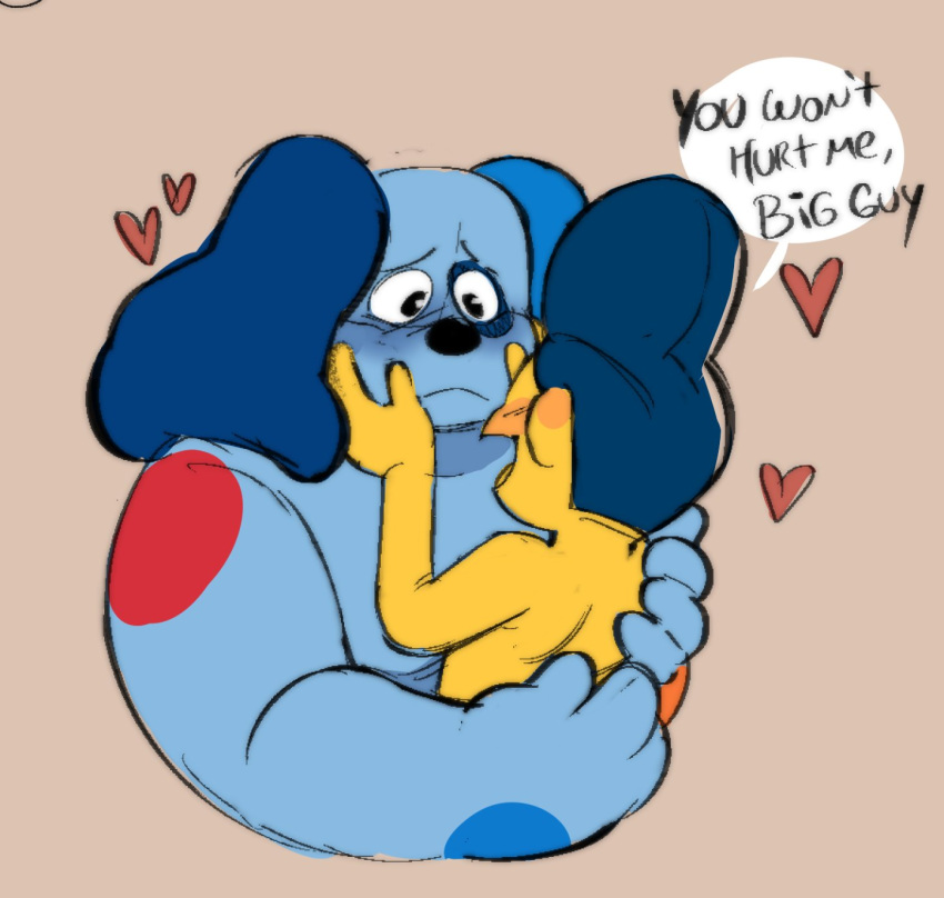 Rule 34 – 2023 2boys anthro back view barnaby b. beagl (welcome home) big ears black eyes black nose blue body blue ears blue face blue hair blush calazotauvu canid canine canis comforting dialogue domestic dog duo embrace english text eye contact floppy ears gay glistening glistening eyes hair hand on face happy heart hi res hug huge ears humanoid hunting dog looking at another looking at partner looking down male male/male male only mammal multicolored body noseless nude o o open mouth raised arms red body round eyes round head round nose sad sad eyes scent hound shadow short hair side view simple background size difference skinny skinny humanoid skinny male smile speech bubble talking to another talking to partner tan background text tongue toony two tone body wally darling (welcome home) welcome home (puppet show) wholesome wide eyed yellow body yellow ears yellow face yellow tongue | 7684194