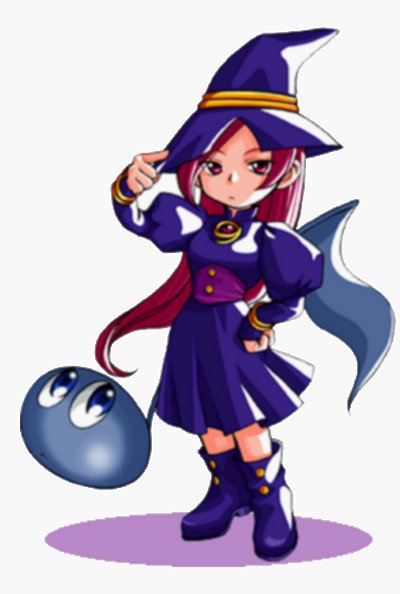 kuroma, otogiri remi, atlus, gouketsuji ichizoku, groove on fight, official art, 1girl, chibi, female focus, hat, pink hair, simple background, solo, witch