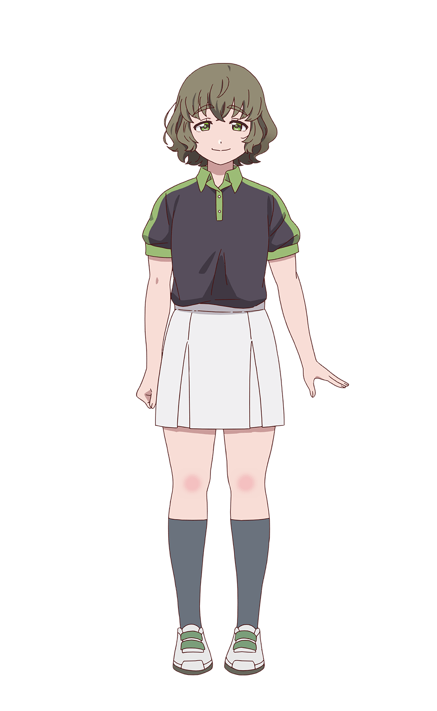 turkey! (series), hetero, ichinose sayuri, mirando al espectador, ojos verdes,, pelo corto, pelo negro