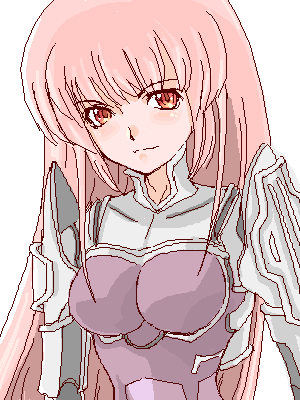 ken marinaris, zone of the enders, zone of the enders 2, lowres, 00s, 1girl, breasts, female focus, long hair, medium breasts, red hair, solo