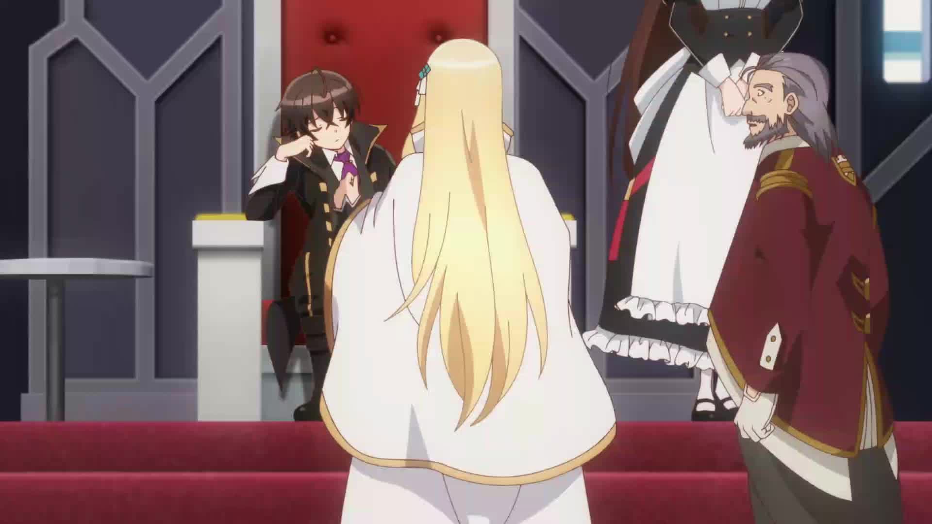 christiana leta roseblaire, ore wa seikan kokka no akutoku ryoushu!, animated, anime screenshot, highres, nude filter, sound, tagme, third-party edit, video, 1girl, ass, blonde hair, bouncing breasts, breasts, cameltoe, long hair, nipples, nude, panties, panty pull, underwear, undressing