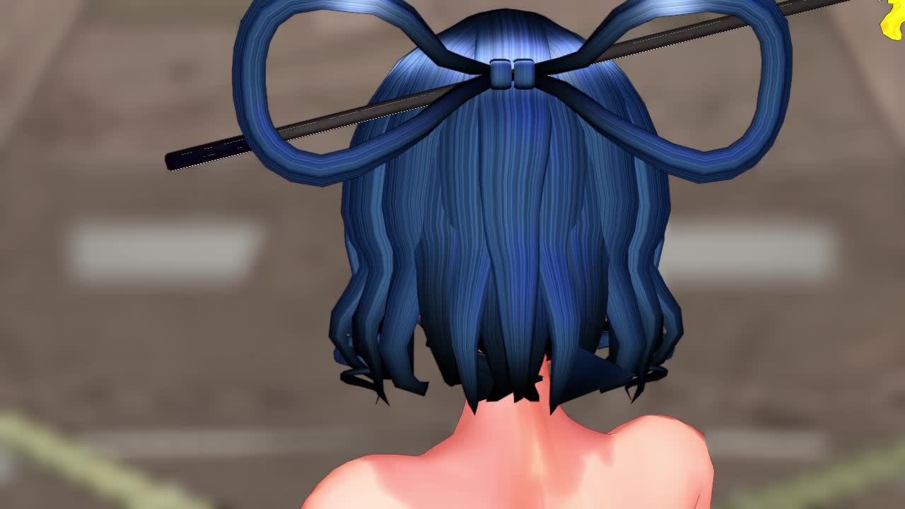 ponkanman, kaku seiga, touhou, animated, audible music, mikumikudance (medium), sound, tagme, video, 1girl, 3d, areola slip, ass, backboob, blue eyes, blue hair, blush, bouncing breasts, breasts, camera, cloud, convenient censoring, crowd, dancing, hair rings, jiggle, navel, nipples, nude, outdoors, partially visible vulva, pussy, short hair, silhouette, sky, solo, solo focus, standing