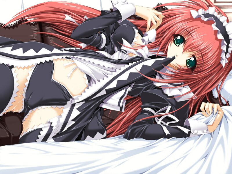 mitsuki mantarou, mio karen, magical premium, 1girl, black panties, black thighhighs, cameltoe, clothes lift, dress, dress lift, female focus, frilled panties, frilled thighhighs, frills, gothic lolita, lolita fashion, lying, mouth hold, on back, panties, solo, thighhighs, underwear