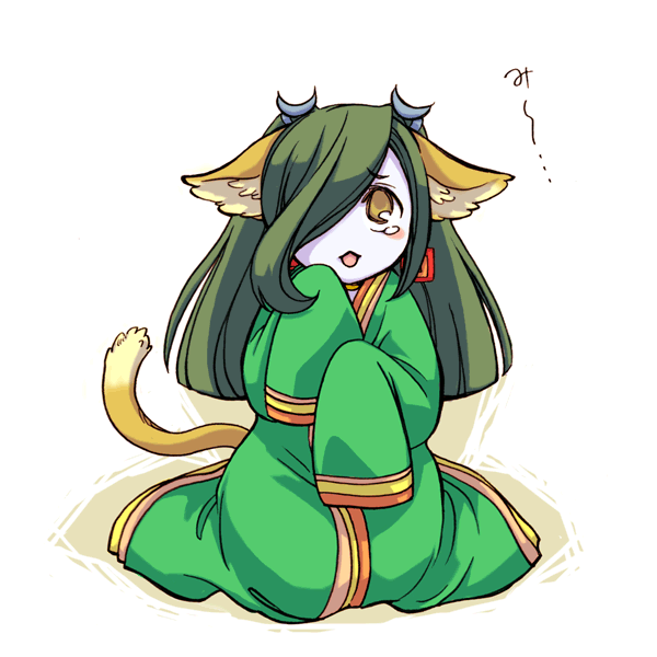 haydee (gankutsuou), gankutsuou, tagme, 00s, animal ears, dog ears, japanese clothes, solo