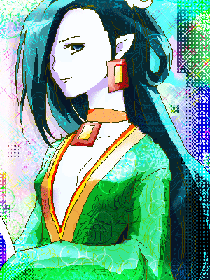 haydee (gankutsuou), gankutsuou, lowres, tagme, 00s, 1girl, female focus, oekaki, solo