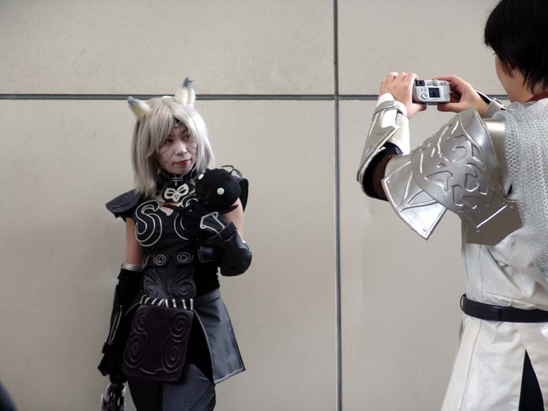 ark angel mr, beastmaster (final fantasy), dark knight (final fantasy), mithra (ff11), final fantasy, final fantasy xi, cosplay photo, photo (medium), 1girl, animal ears, asian, cat ears, cosplay, dark knight