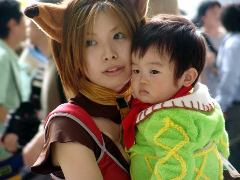 mithra (ff11), final fantasy, final fantasy xi, photo (medium), age difference, animal ears, asian, cat ears, cosplay, tarutaru