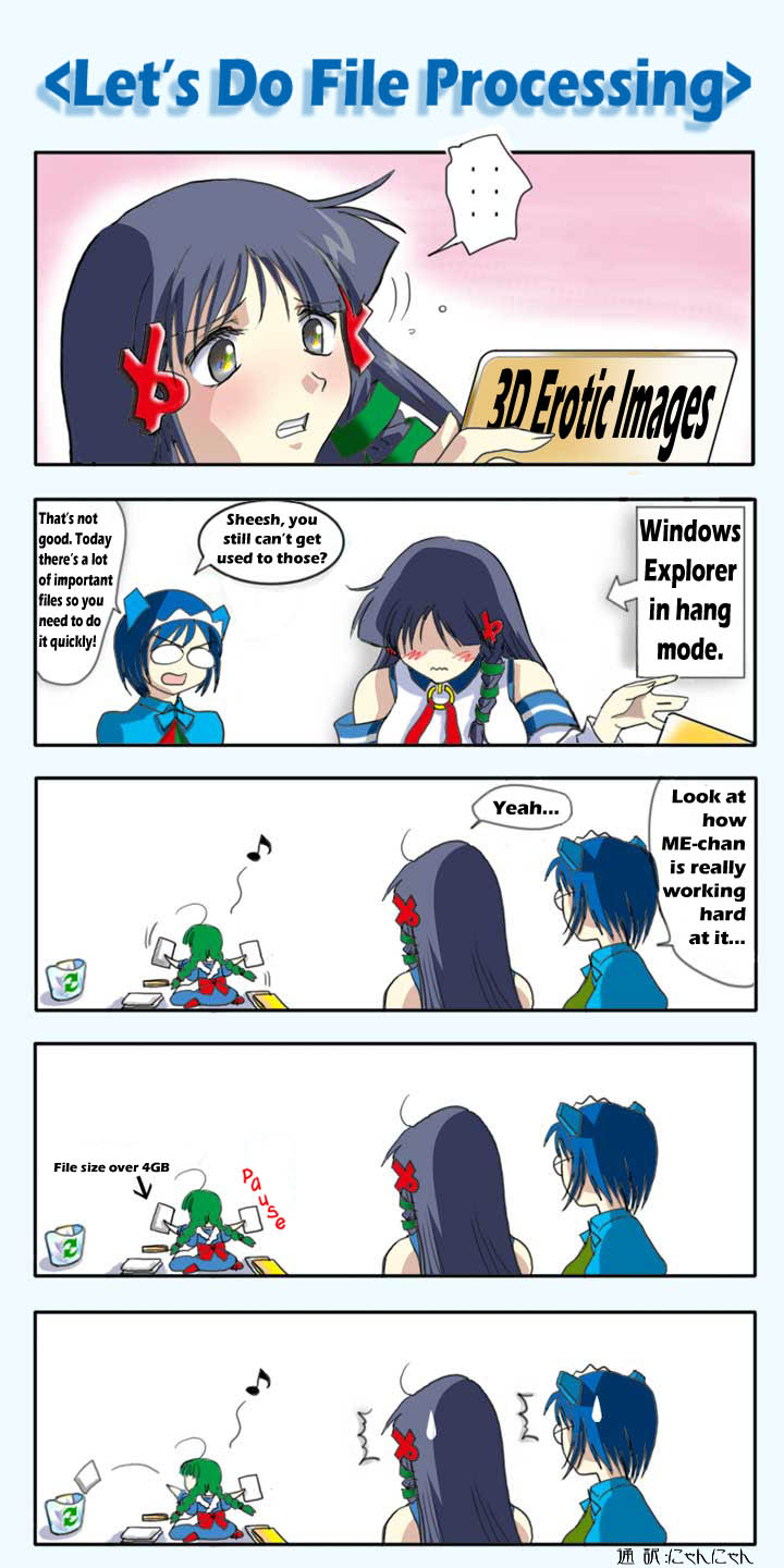 nac (nac na kobeya), 2k-tan, me-tan, xp-tan, os-tan, hard-translated, highres, long image, tall image, third-party edit, translated, 3girls, comic, glasses, multiple girls
