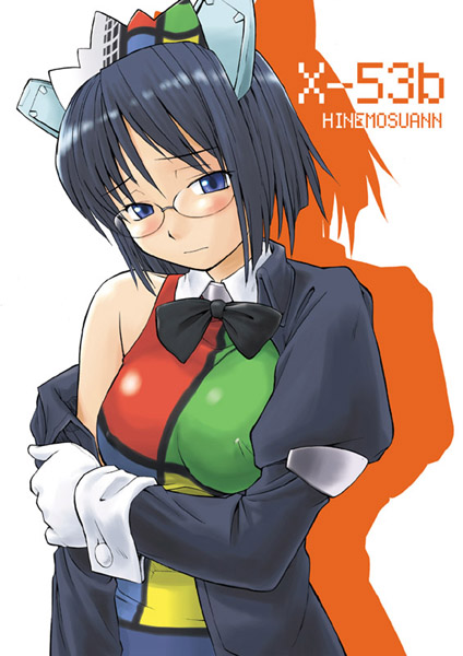 hinemosu notari, 2k-tan, os-tan, tagme, glasses, gloves, solo, white gloves