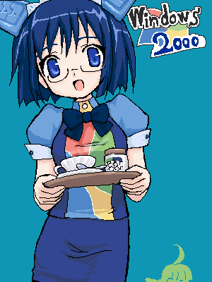 takayaki, 2k-tan, me-tan, os-tan, lowres, 2girls, ahoge, blue background, cup, glasses, multiple girls, oekaki, solo focus, sugar cube, tea, teacup