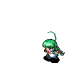 me-tan, os-tan, animated, animated gif, lowres, tagme, solo, spring onion