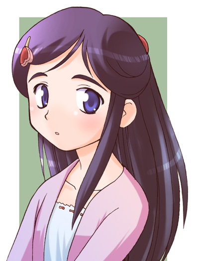 yukishiro honoka, futari wa precure, precure, 00s, 1girl, blue eyes, blue hair, female focus, hair ornament, long hair, matching hair/eyes, sidelocks, solo