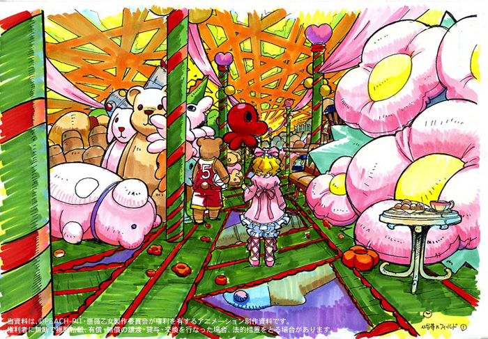 hinaichigo, rozen maiden, tagme, 00s, 1girl, blonde hair, cup, female focus, pink shoes, shoes, solo, teacup