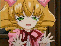 hinaichigo, rozen maiden, animated, animated gif, anime screenshot, lowres, 00s, 1girl, blonde hair, female focus, solo