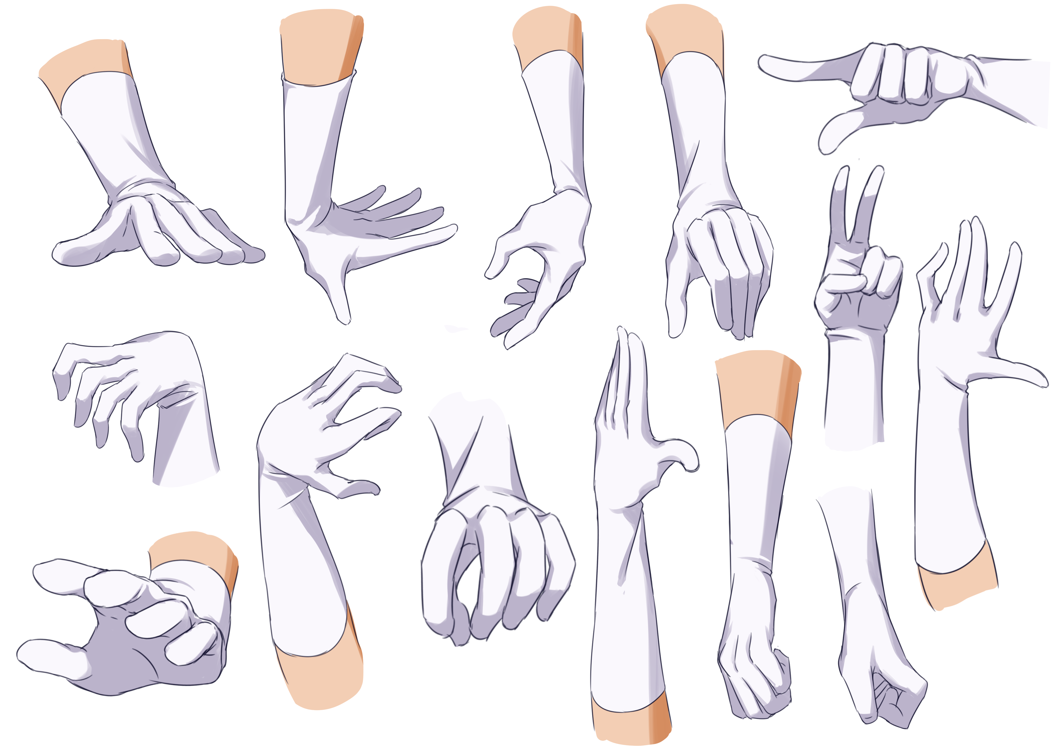 takatsuki p, shokuhou misaki, toaru kagaku no railgun, toaru majutsu no index, absurdres, highres, elbow gloves, gloves, hand focus, putting on gloves, reference sheet, v, white gloves