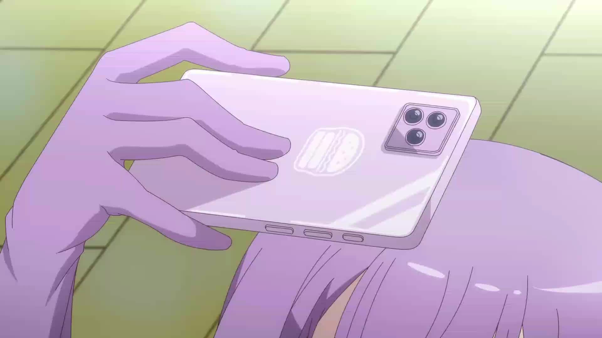 koga konoha, kusagakure satoko, ninja to koroshiya no futarigurashi, animated, anime screenshot, highres, nude filter, sound, tagme, third-party edit, video, bouncing breasts, breasts, cameltoe, cellphone, nipples, nude, orange scarf, phone, scarf, side ponytail, smartphone