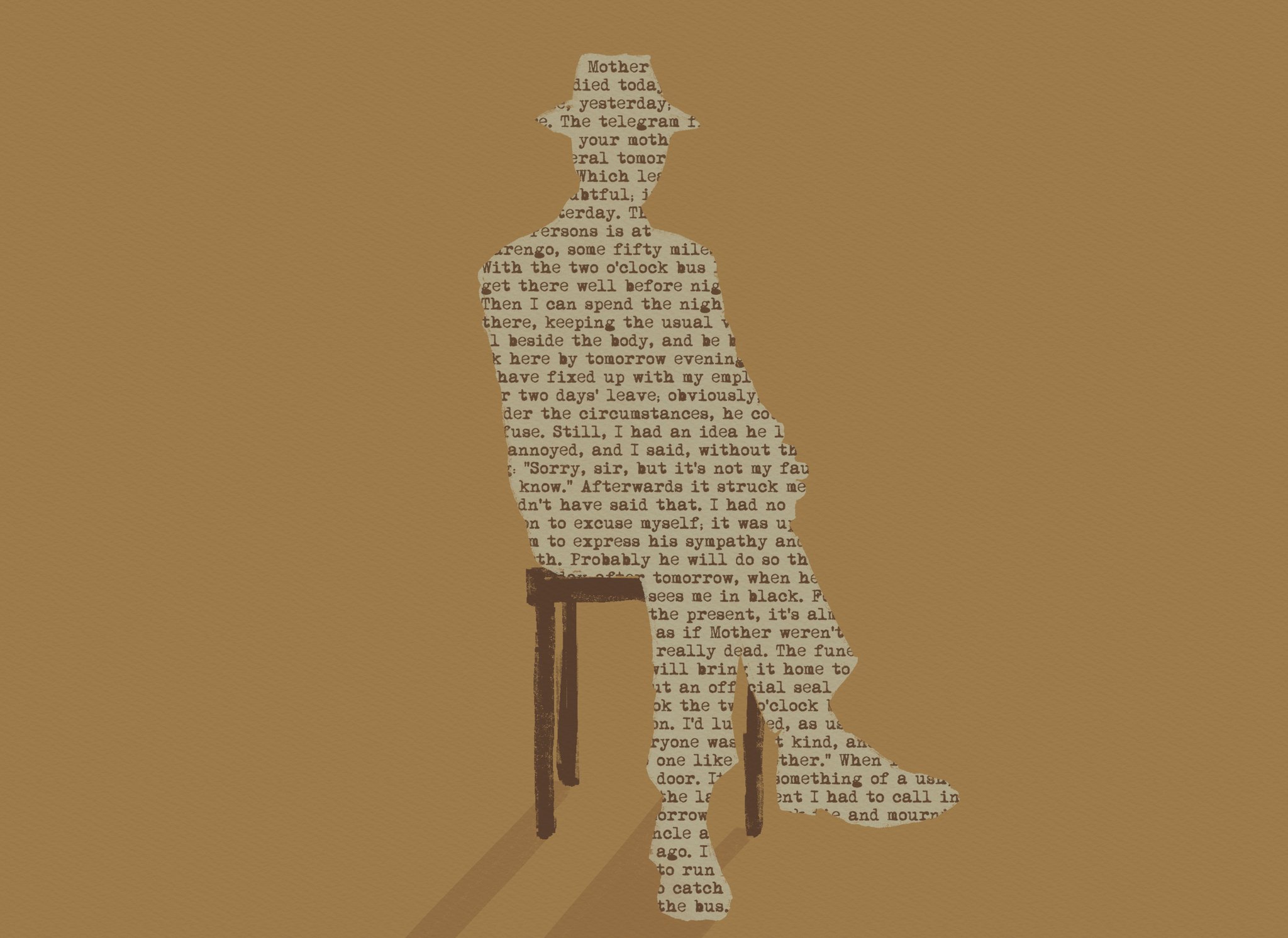 original, highres, 1other, censored, censored identity, crossed legs, english text, faceless, facing viewer, fake transparency, fedora, full body, hands on lap, hat, male focus, sitting, solo, sonaireeart, stool, text background