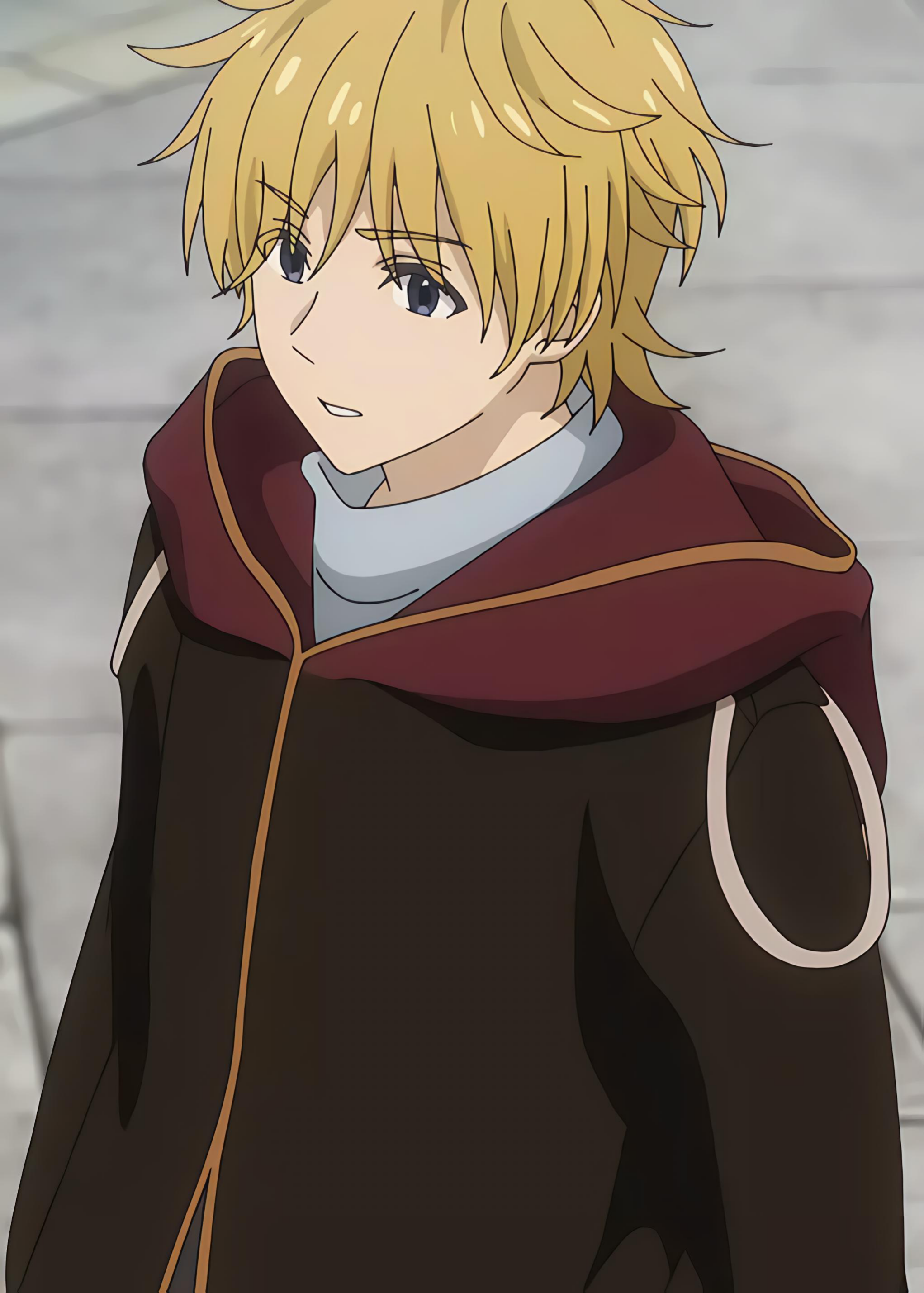 unnamed memory, artist request, 1boy, angry, blonde hair, curve (unnamed memory), grey background, grey eyes, grey shirt, jacket, male focus, open mouth, shirt, teeth, upper body