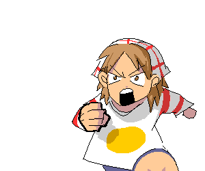 waha, yamato suzuran, suigetsu, animated, animated gif, lowres, running, solo