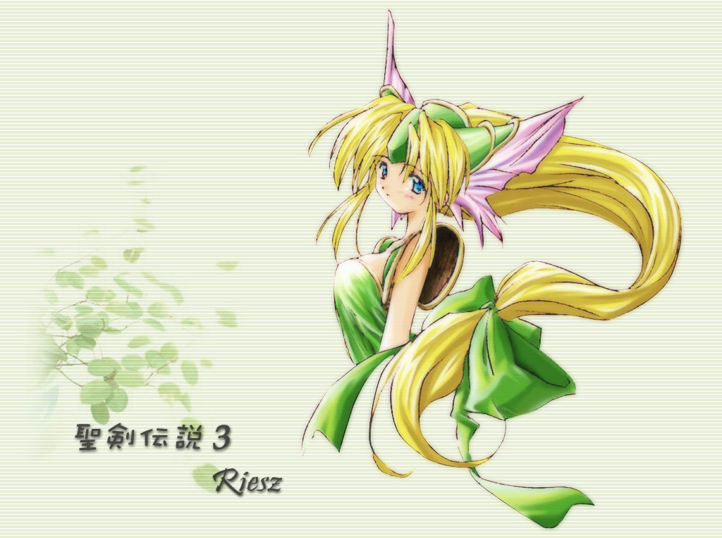 riesz, seiken densetsu, seiken densetsu 3, 1girl, character name, copyright name, female focus, long hair, low-tied long hair, solo