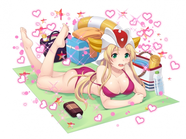 grenda-san, robot girls z, non-web source, tagme, lying, on stomach, the pose