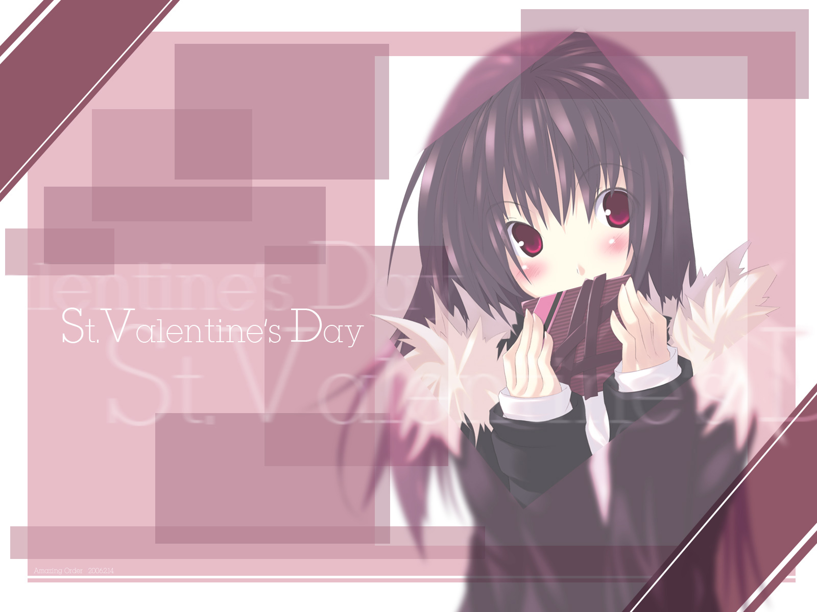 senmu (senmudayo), original, highres, tagme, red eyes, solo, valentine