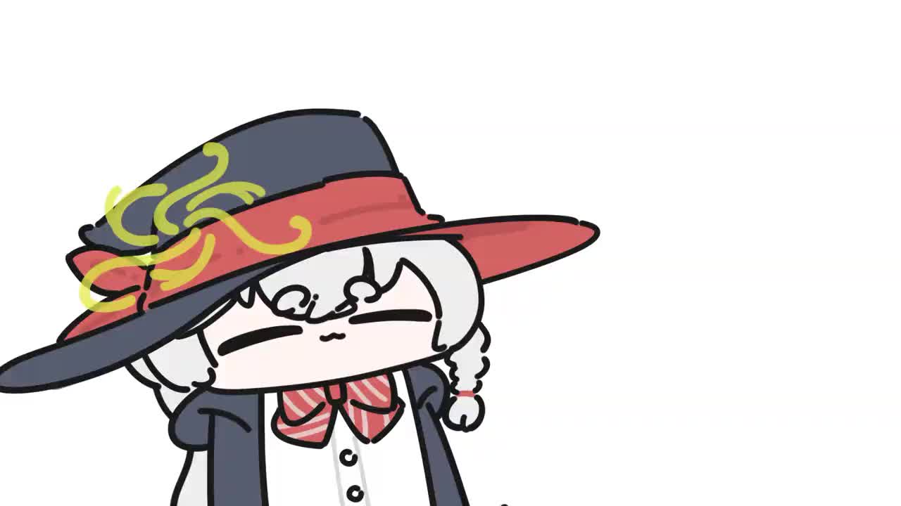 eri (blue archive), blue archive, animated, tagme, video, 2girls, bow, bowtie, braid, chibi, gun, halo, hat, jacket, long coat, long hair, multiple girls, shirt, skirt, sweater, wand, weapon, white hair, witch hat