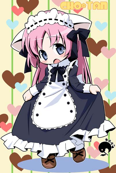 amimi, tagme, 1girl, animal ears, cat ears, female focus, maid, solo