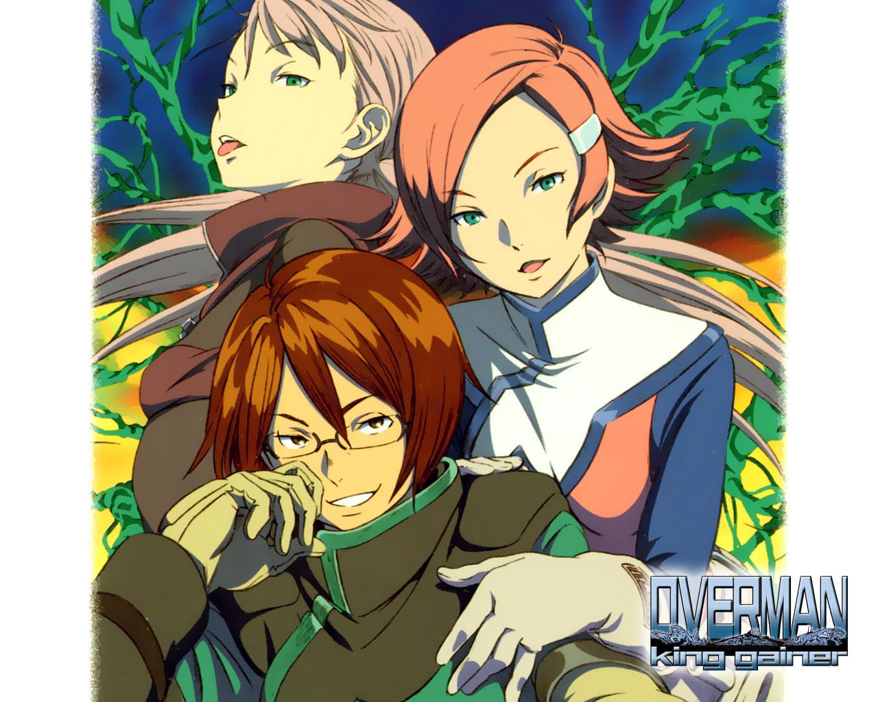 cynthia lane, gainer sanga, sara kodama, overman king gainer, 00s, gainer, green eyes, hair ornament, hairclip, long hair, open mouth, orange hair, pink hair, short hair, tongue