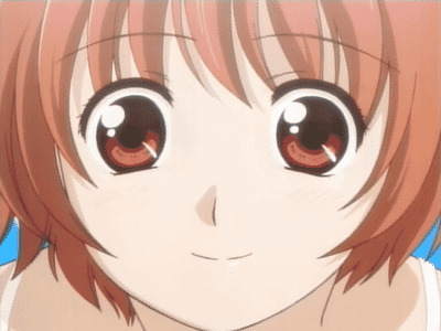 osaragi hazumu, kashimashi, animated, animated gif, anime screenshot, lowres, 00s, incoming kiss, kiss, solo
