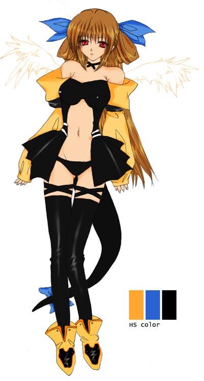 dizzy (guilty gear), arc system works, guilty gear, 1girl, altcolor, alternate color, female focus, solo, thighhighs