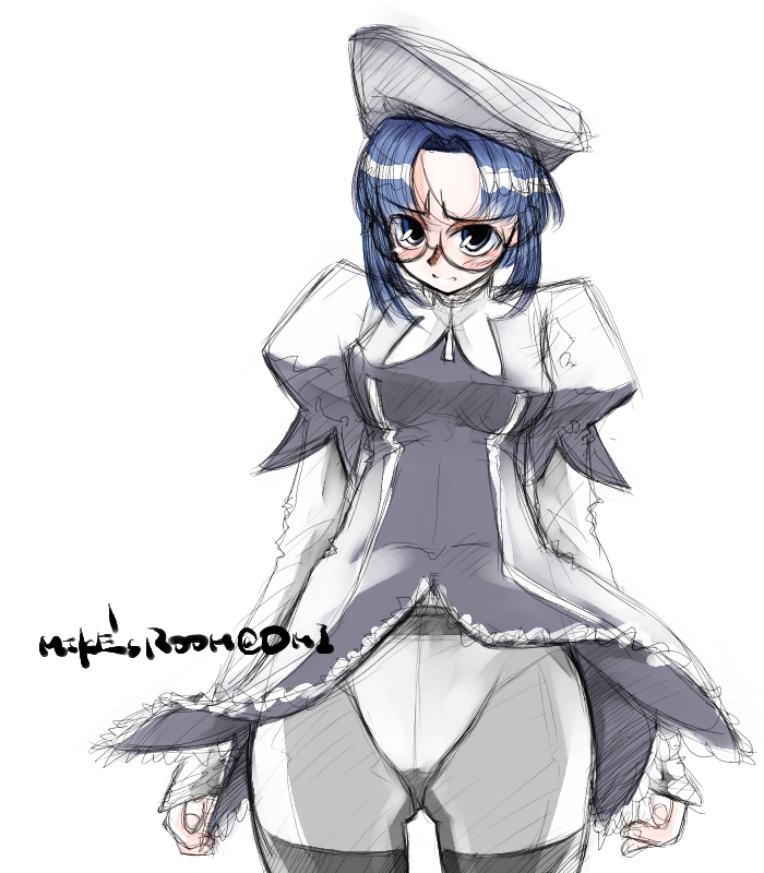 mike156, caren hortensia, ciel (tsukihime), fate/hollow ataraxia, fate/stay night, fate (series), tsukihime, 1girl, caren hortensia (cosplay), caren ortensia (cosplay), cosplay, crotch seam, female focus, layered sleeves, pantyhose, solo