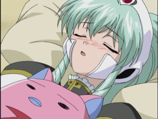 normad, vanilla h, broccoli (company), galaxy angel, animated, animated gif, anime screenshot, lowres, 00s, 1girl, blush, female focus, qvga, sexually suggestive, solo