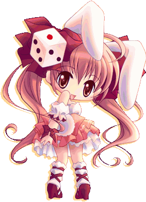 ciel (tsukihime), tenten (naruto), usada hikaru, di gi charat, naruto (classic), naruto (series), ragnarok online, tsukihime, animated, animated gif, artist request, lowres, 00s, 6+girls, braid, chibi, multiple girls, transparent background, twin braids, witch
